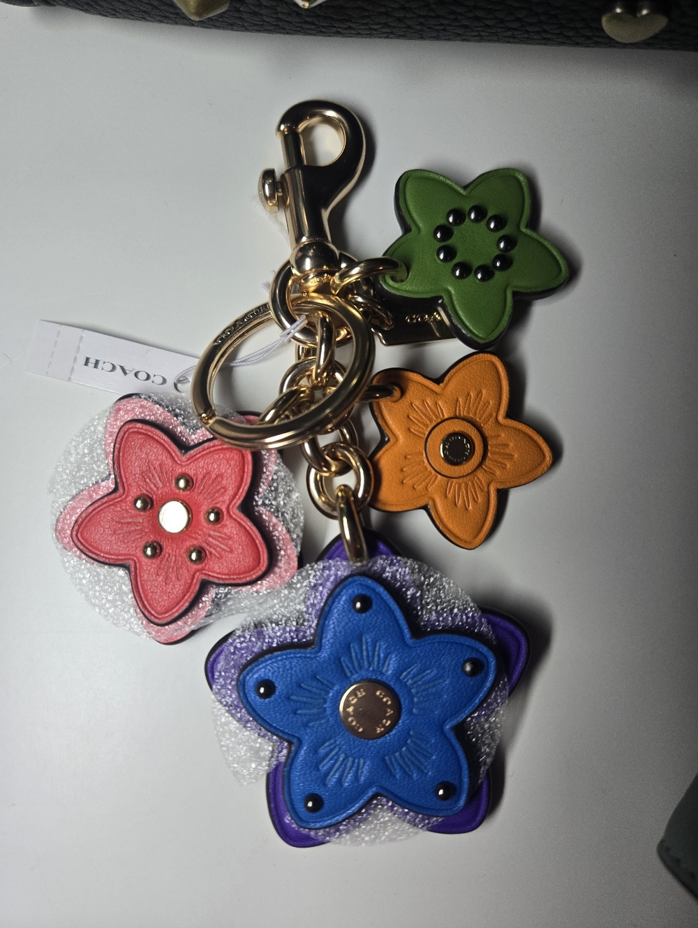 NWT Coach Wildflower Cluster Charm